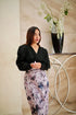 Lyla Pastel Skirt With Black Formal Pleated Top
